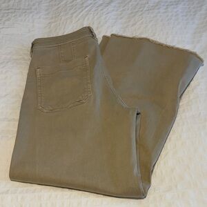 Anthropologie /Maeve Wide-Leg Pants in Light Tan